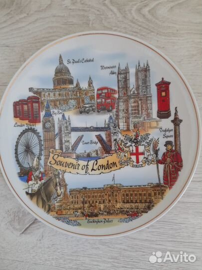 Сувенирная декоративная тарелка страны мира