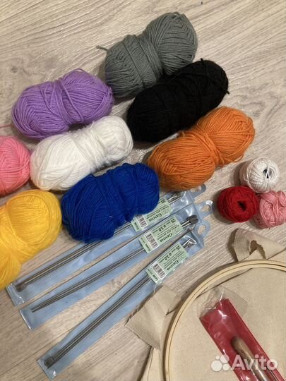 Набор для ковровой вышивки и вязания