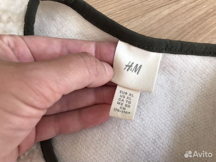 Жилетка XL шерпа барашек H&M