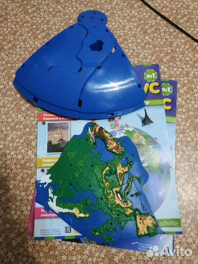 Чудо-глобус, 1, 3, 6 части, номер 3 нет фигурки