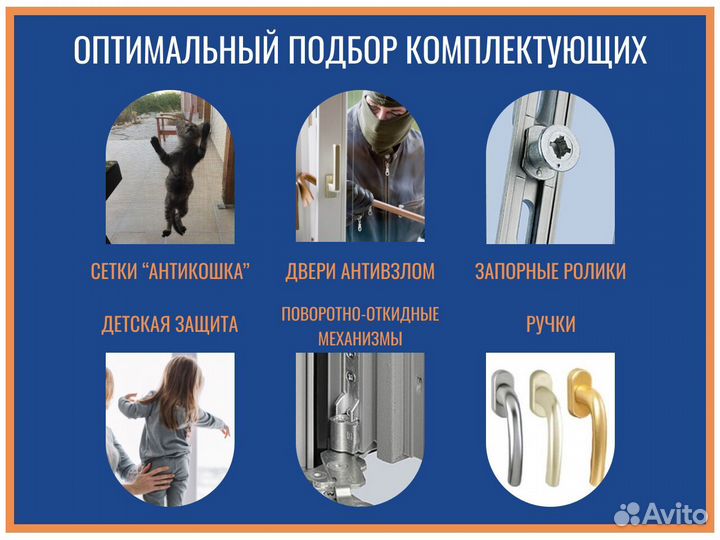 Пластиковые окна и двери, остекление в пол