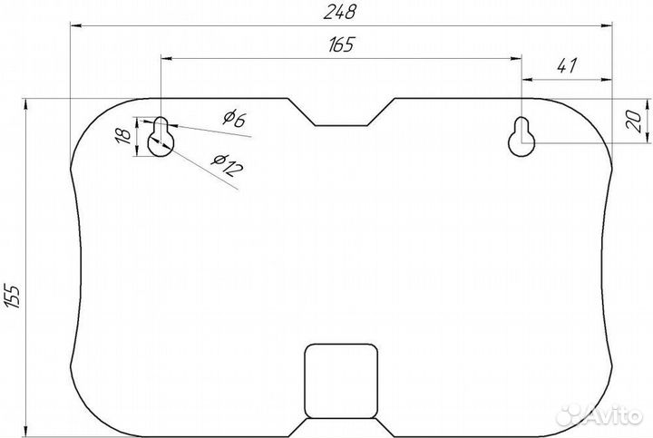 Активная телевизионная антенна Kroks TV-20 Home