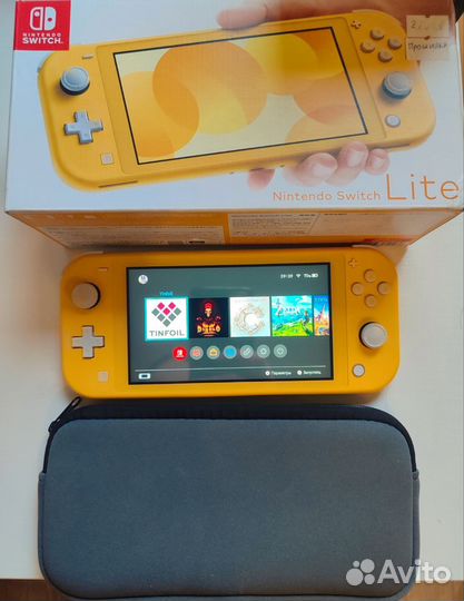 Nintendo switch lite прошитая 128 гб