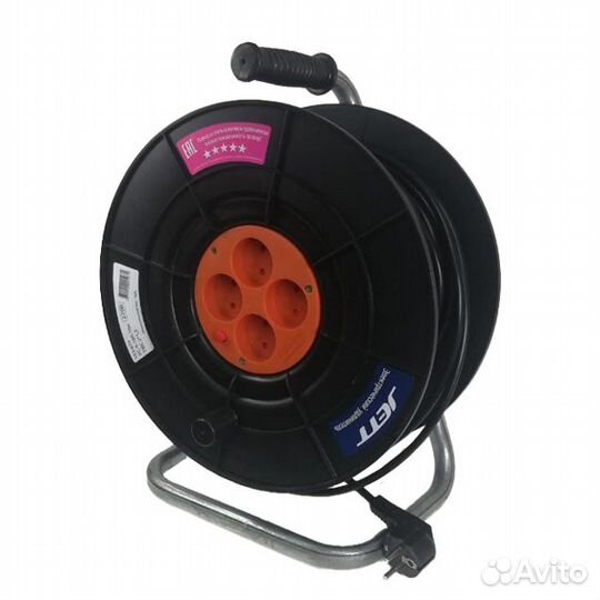 Удлинитель на катушке 100м, кабель 2х1,5