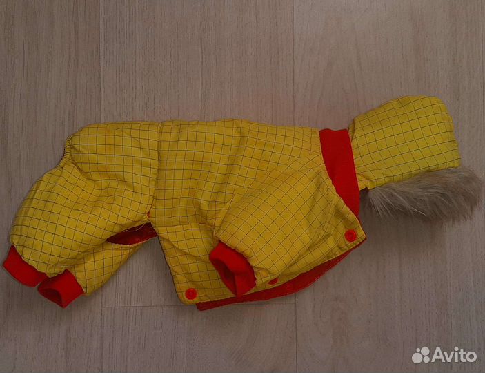 Одежда для собак (двусторонний натуральный пуховик