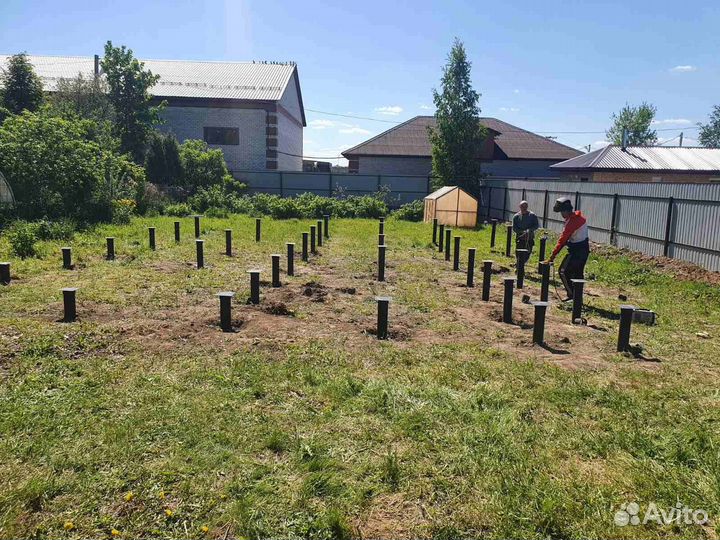 Винтовые сваи под ключ Фундамент на винтовых сваях