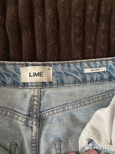 Джинсы Lime широкие