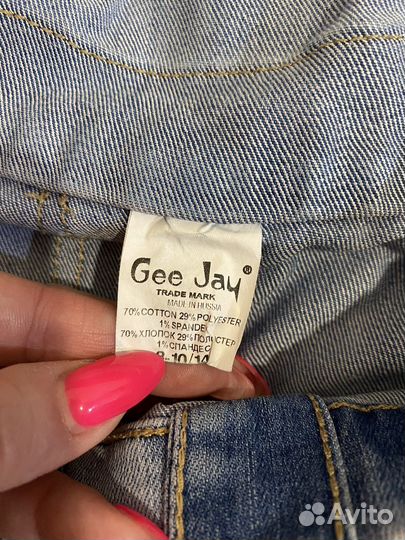 Джинсовый комбинезон для девочки