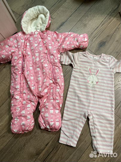 Одежда и игрушки для девочки 80 H&M Baby GO