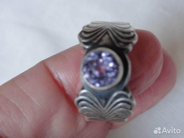 Коллекционное кольцо александрит в серебре 1959г