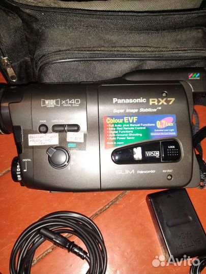 Видеокамера panasonic RX 7