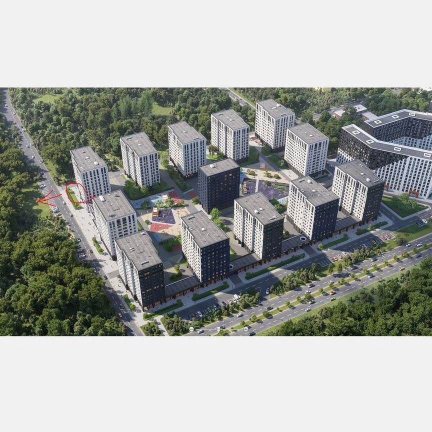 2-к. квартира, 34,3 м², 7/13 эт.