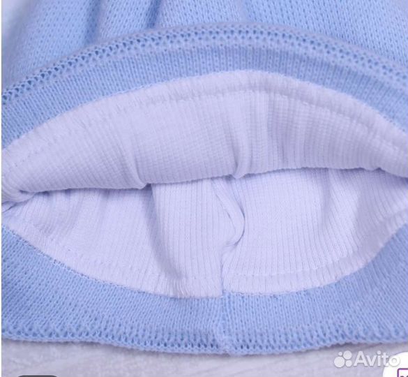 Шапка на осень для новорожденного 40-42