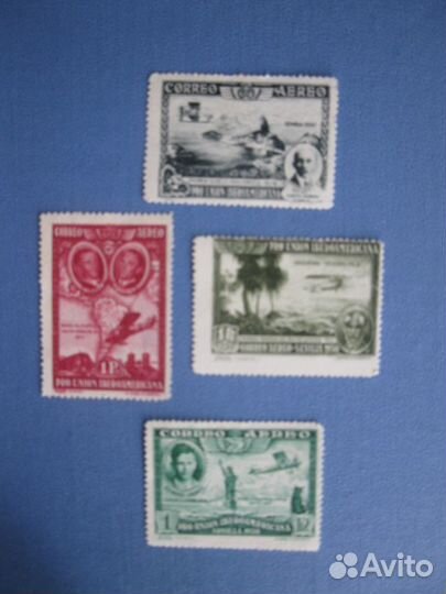 Марки Испании, 1930 год, летчики