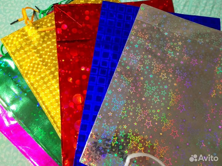 Пакеты подарочные новые