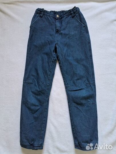 Утепленные джинсы-джоггеры (Германия), р.146-152