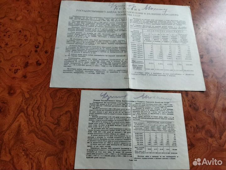 Облигация СССР