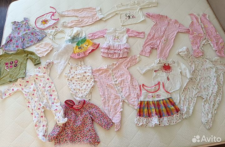 Пакет вещей для девочки 62 68