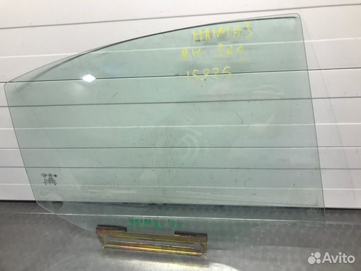 Стекло двери задней правой заднее правое Haima 3