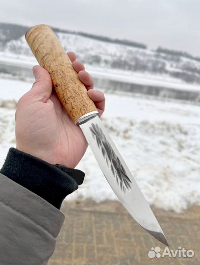 Нож якутский ручной работы