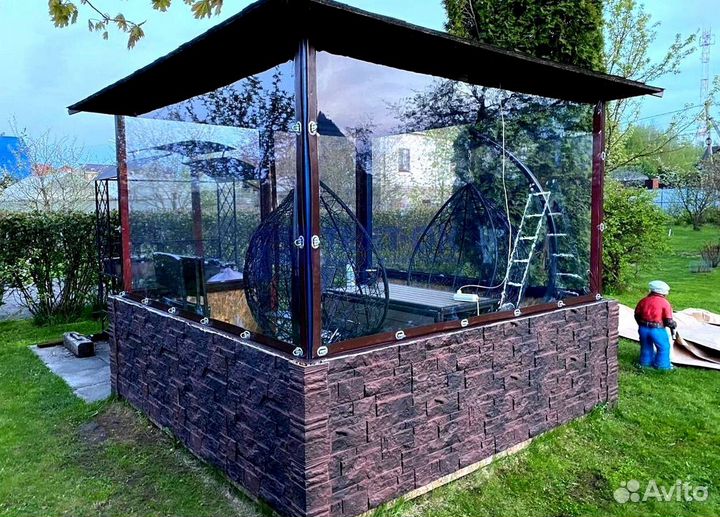 Мягкие окна для террас