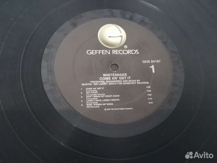 Whitesnake 1981 GHS 24167