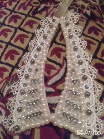 Воротничек нарядный С украшением