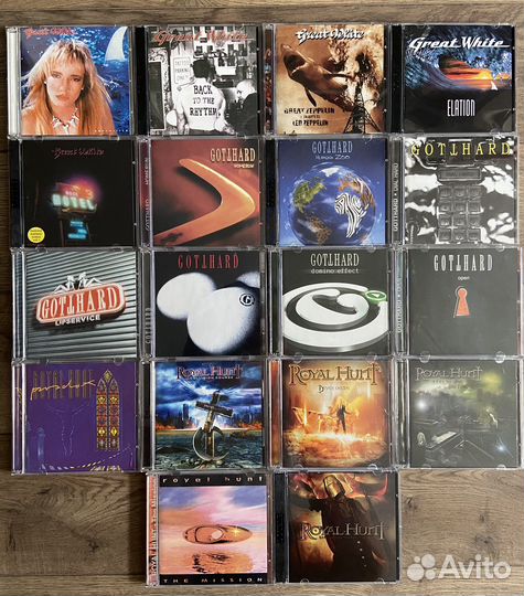 Cd диски Blues, Art rock, Classic rock, Hard rock