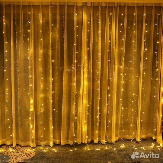 Гирлянда занавески