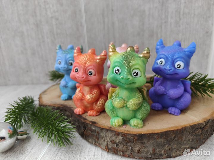 Мыло ручной работы дракончик 