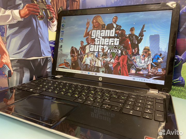 Игровой Ноутбук HP i7/2 видеокарты/8gb/SSD