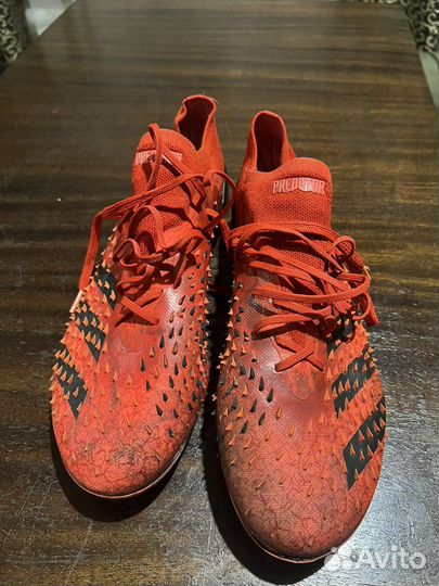 Бутсы adidas predator размер 9.5 US
