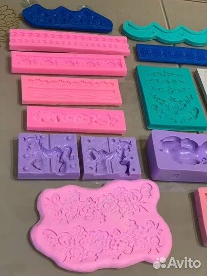 Молд силиконовый, вырубки, формы для печенья