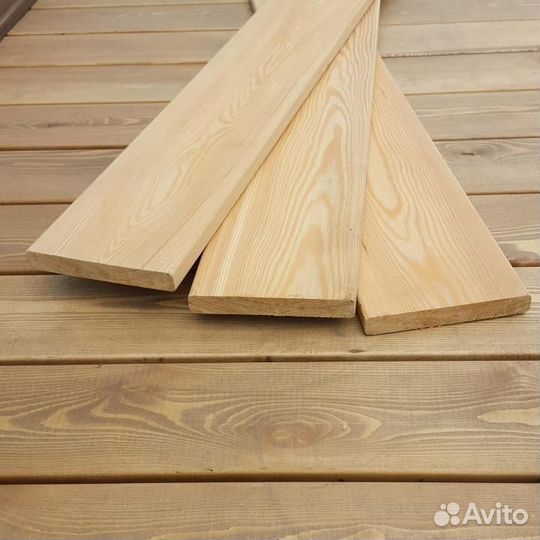 Планкен лиственница / 20х140 мм / сорт вс