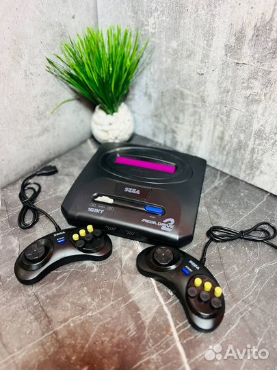 Игровая приставка Sega Mega Drive 2 16-bit (1213)