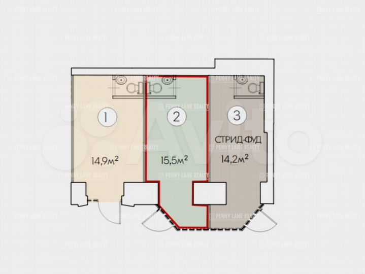 Сдам торговое помещение, 16 м²