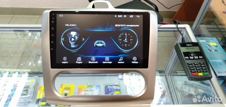 Магнитола android Ford focus 2 2004-2011