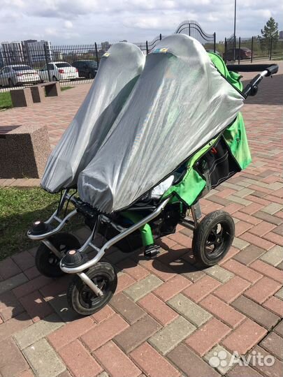 Коляска для двойни и погодок tfk
