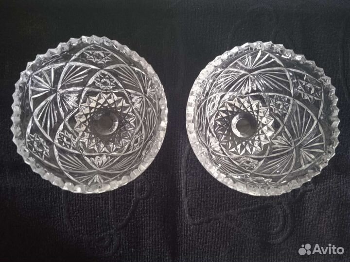 Хрустальные конфетницы, салатницы, чтоугодницы