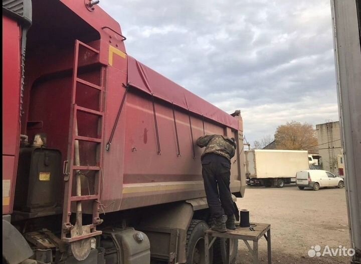 Тент на зерновоз