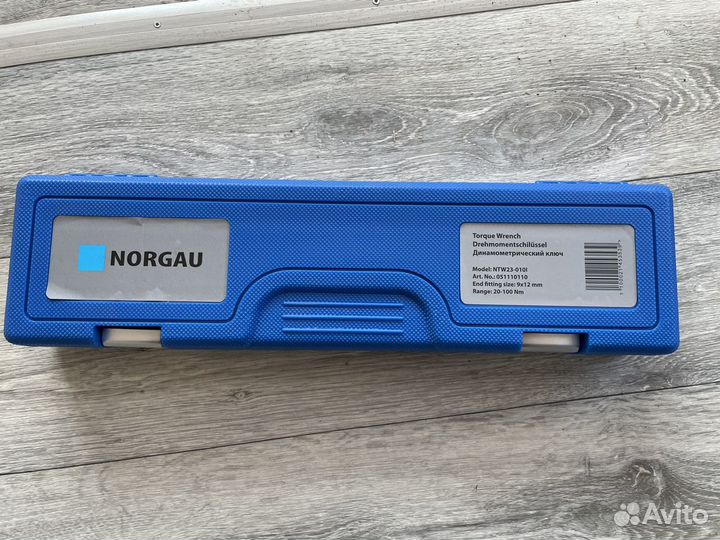 Динамометрический ключ norgau 20-100 Nm
