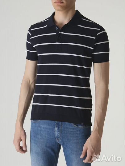 Поло хлопковое Paul & Shark