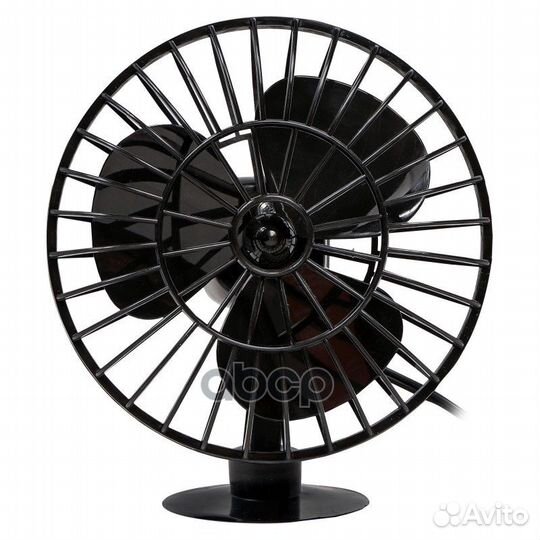 Вентилятор 12,5 см На присоске пластик 12В На п