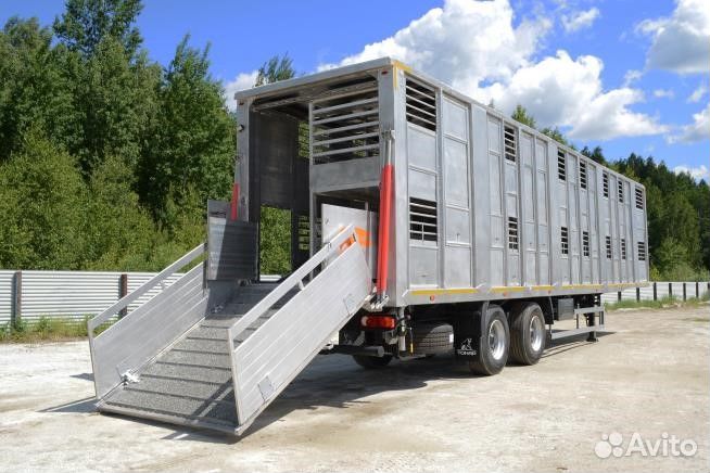 Полуприцеп для перевозки скота Тонар 98262, 2023