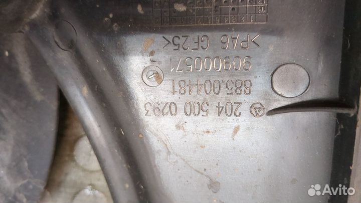 Вентилятор радиатора Mercedes E W212, 2009