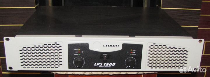 Усилитель звука 800W Crown LPS-1500 Pro Stereo