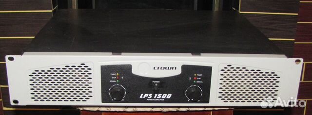 Усилитель звука 800W Crown LPS-1500 Pro Stereo