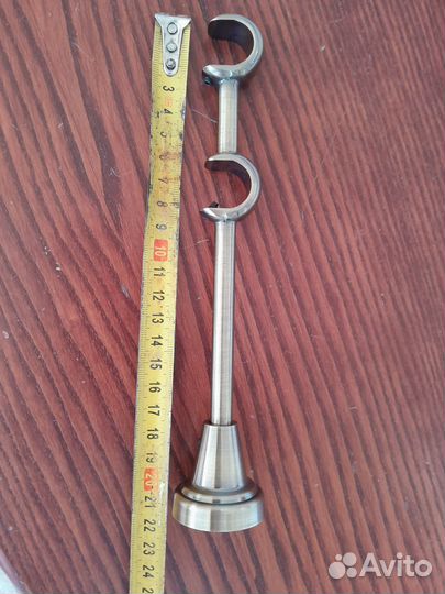 Держатель карниза двойной цвет антик 16 и19 труба