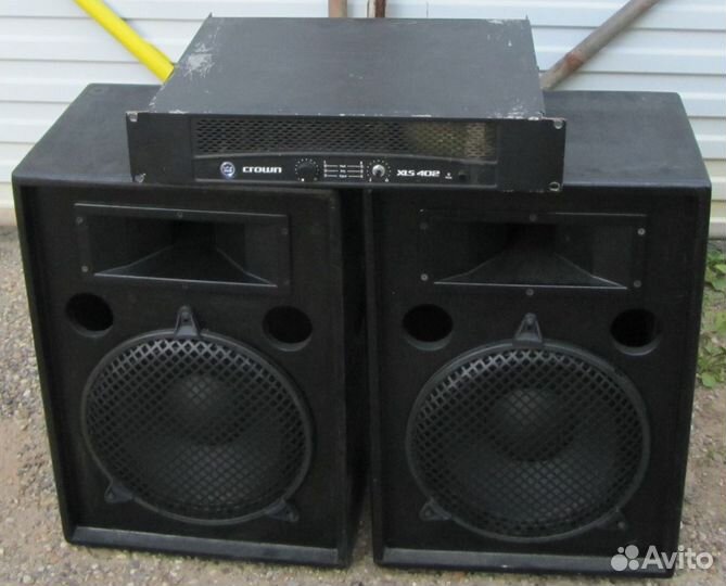 Колонки Frank Audio 1100W 2шт D12