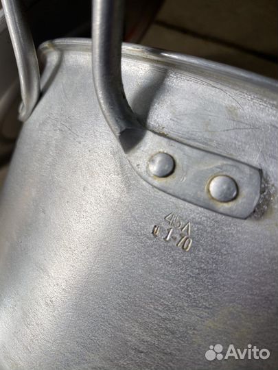 Кастрюля алюминиевая СССР 4.5 л. Новая